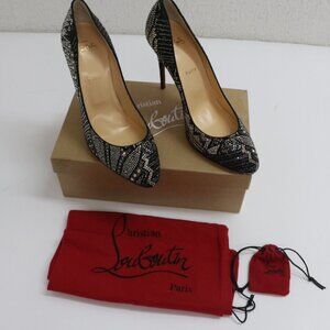 Christian LouBoutin Swarovski Strass Pigalle Follies Sirene Heels EU41 US11 Rare